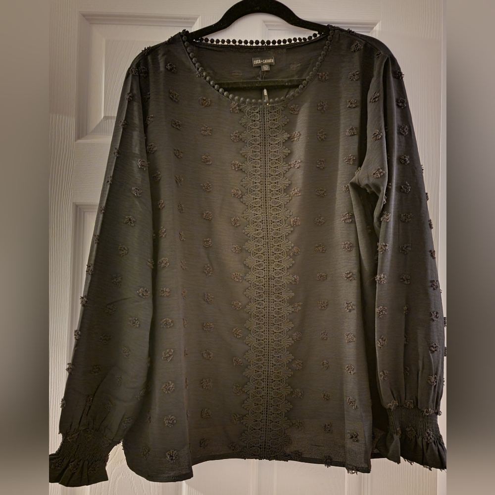 Coco+Carmen Samara Swiss Dot Top